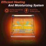 Countertop Food Warmer with Light and Thermometer
