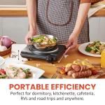 Elite Gourmet Electric Single Cast Iron Hot Plate