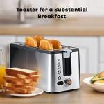 Mecity 4-Slice Long Slot Toaster with Timer