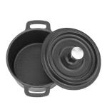Flavehc Mini Cast Iron Dutch Oven Set of 2