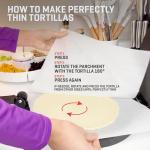 Uno Casa 8-Inch Cast Iron Tortilla Press Bundle