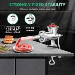 Huanyu Manual Stainless Steel Meat Grinder with Sausage Stuffer
