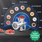Huanyu Manual Stainless Steel Meat Grinder with Sausage Stuffer