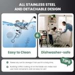 Huanyu Manual Stainless Steel Meat Grinder with Sausage Stuffer