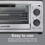 Proctor Silex 4-Slice Toaster Oven with Timer