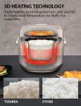 Toshiba 6-Cup Rice Cooker with Fuzzy Logic