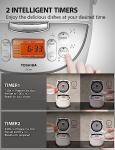 Toshiba 6-Cup Rice Cooker with Fuzzy Logic