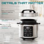 OLIXIS 12-in-1 Stainless Steel Electric Pressure Cooker