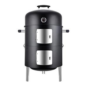 SUNLIFER 3-in-1 Charcoal BBQ Grill and Smoker