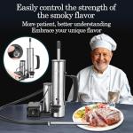 Portable Electric BBQ Smoker with Smoke Generator