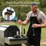 Portable Electric BBQ Smoker with Smoke Generator