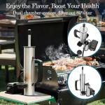 Portable Electric BBQ Smoker with Smoke Generator