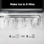 Silonn Countertop Ice Maker - 9 Cubes in 6 Mins