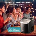 Portable Nugget Ice Maker for Home and Parties