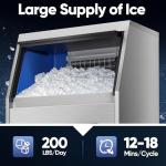 Coolski 200LBS Under Counter Ice Maker Machine