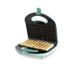 GreenLife Electric Waffle and Sandwich Maker, Turquoise