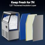 Coolski 200LBS Under Counter Ice Maker Machine