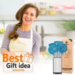 8-Piece Silicone Cooking Utensil Set with Steel Handles