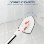SetSail 3-In-1 Floor Scrub Brush with Long Handle