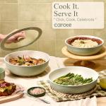 CAROTE 11-Piece Nonstick Cookware Set with Detachable Handles