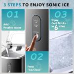 Portable Nugget Ice Maker for Home and Parties