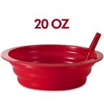 Kids' Cereal Bowls with Straws - Set of 6