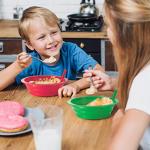 Kids' Cereal Bowls with Straws - Set of 6