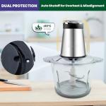 800W Electric Food Processor and Meat Grinder