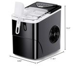 Silonn Countertop Ice Maker - 9 Cubes in 6 Mins