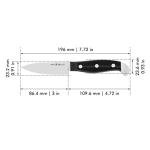 HENCKELS 3-inch Compact Chef Knife, Razor Sharp