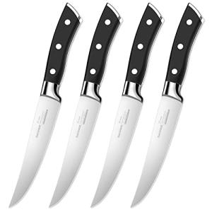 OAKSWARE German Steel Steak Knife Set of 4