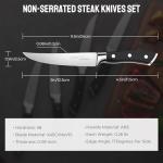 OAKSWARE German Steel Steak Knife Set of 4