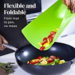 Bamboo Cutting Board Set with Color-Coded Mats