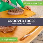 Extra Large Bamboo Cutting Board Set of 3