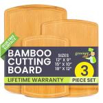 Extra Large Bamboo Cutting Board Set of 3