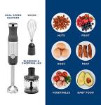 GE Handheld Immersion Blender with Whisk & Jar