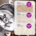 150g High-Speed Stainless Steel Grain and Spice Mill