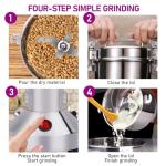 150g High-Speed Stainless Steel Grain and Spice Mill