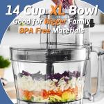 Magiccos 14-Cup Food Processor with French Fry Cutter