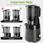 Extra Large Cold Press Juicer with Easy Clean