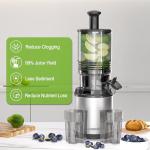 Extra Large Cold Press Juicer with Hands-Free Design