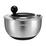 SveBake 5.3Qt BPA-Free Salad Spinner with Stop Button