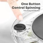 SveBake 5.3Qt BPA-Free Salad Spinner with Stop Button