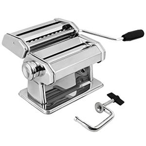 GOURMEX Stainless Steel Manual Pasta Maker Machine