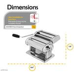 GOURMEX Stainless Steel Manual Pasta Maker Machine