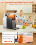 VEVOR 2L Slushy Machine with Self-Cleaning Feature