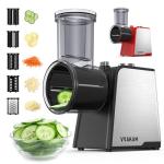 VVAKAM Electric Cheese Grater and Vegetable Slicer