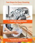VEVOR 2L Slushy Machine with Self-Cleaning Feature