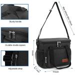 Femuar Insulated Leakproof Lunch Box - Black