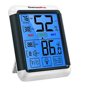 ThermoPro TP55 Touchscreen Indoor Hygrometer and Thermometer